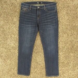 Kut From The Kloth Jeans Women's 12 Dark Wash Straight Leg Stretch Denim